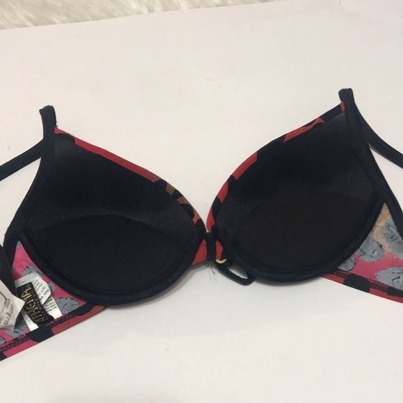 𝅺ATHENA LEOPARD PRINT BIKINI TOP 6 - Picture 2 of 7